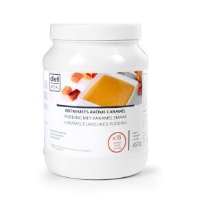 Karamel proteïnepudding  voordeelpot