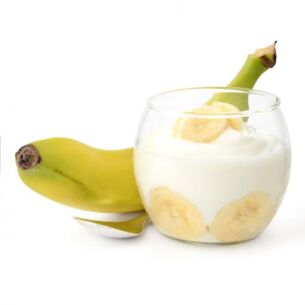 Proteïnepudding banana split