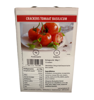 Crackers tomaat basilicum