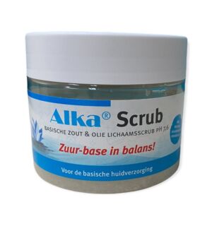 Alka basische lichaamsscrub