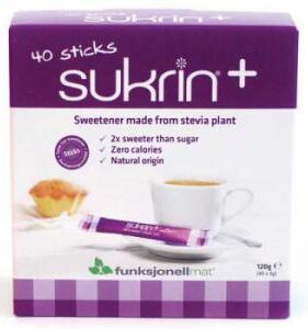Sukrin + stevia sticks