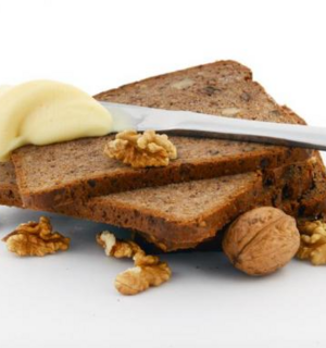 Bruin proteïnerijk brood walnoot 5sn.