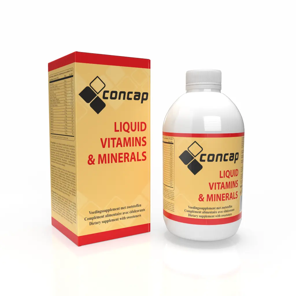 Concap liquid vitamins & minerals (vloeibaar) 500ml