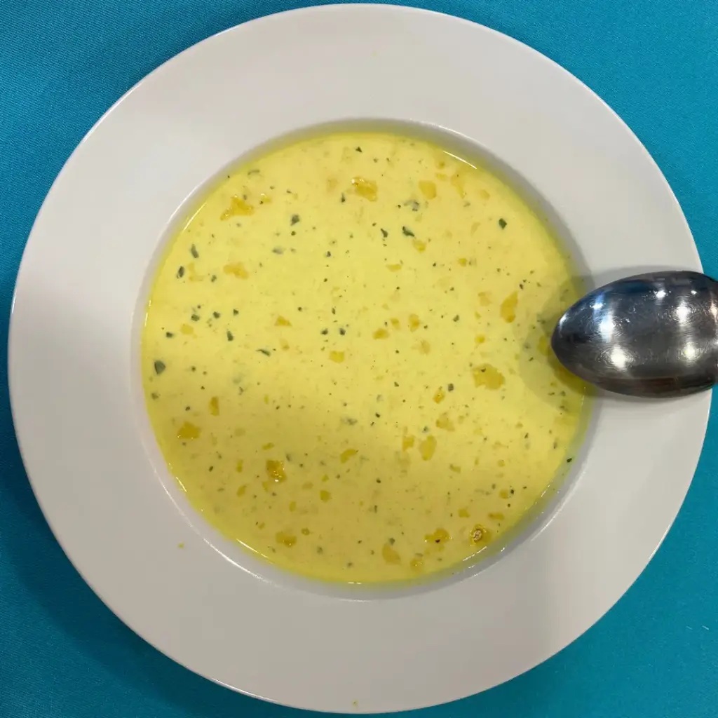 Zakje proteïnesoep curry