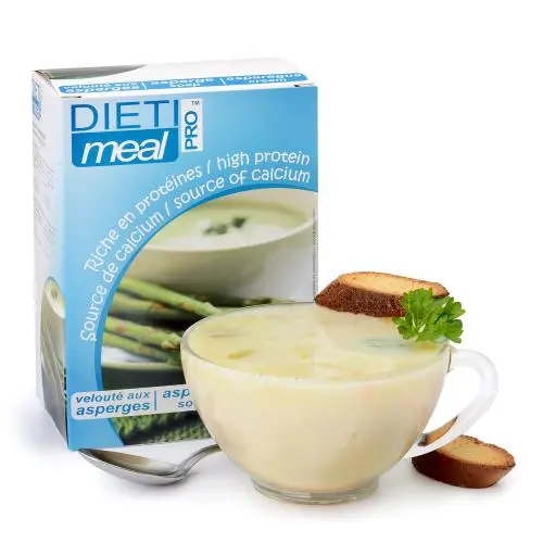 Zakje proteïnesoep asperge