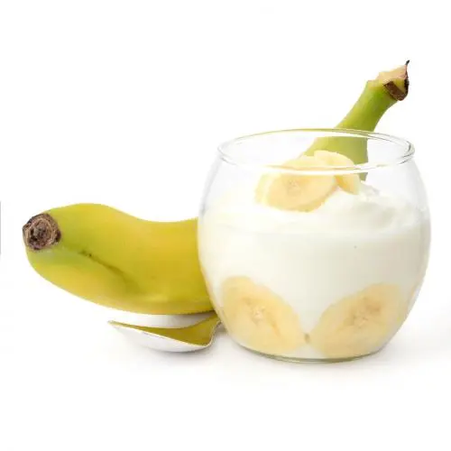 Zakje Proteïnepudding banana split