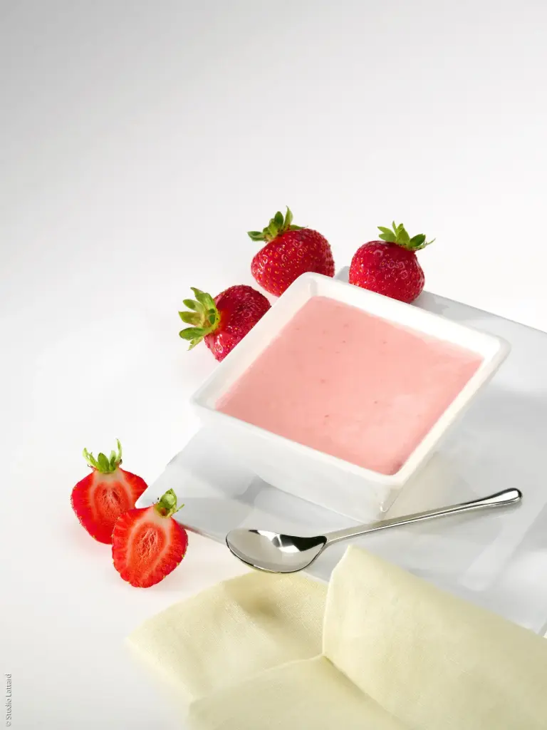 Proteïnepudding aardbei zakje