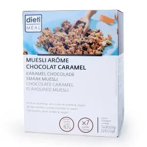 Muesli chocolade karamel zakje