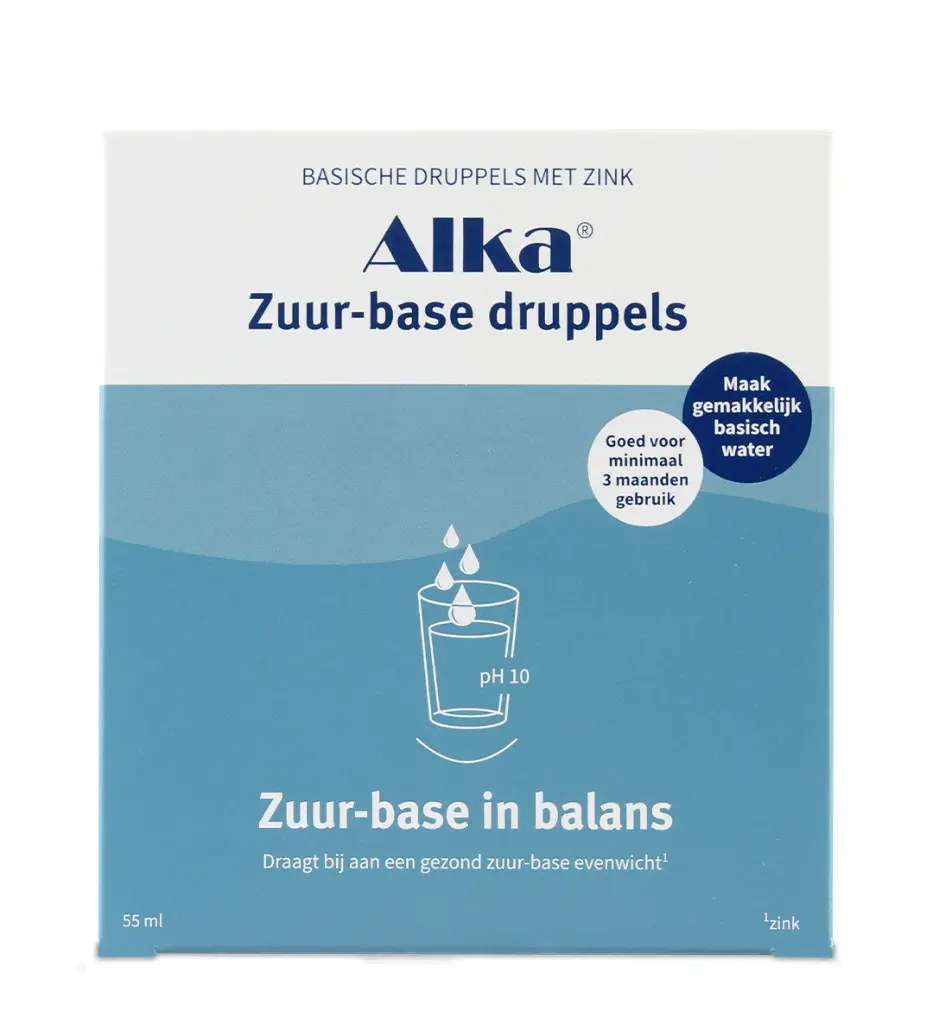 Alka druppels - Basische druppels met zink