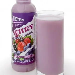 Whey diet shake bosvruchten blauwe bes