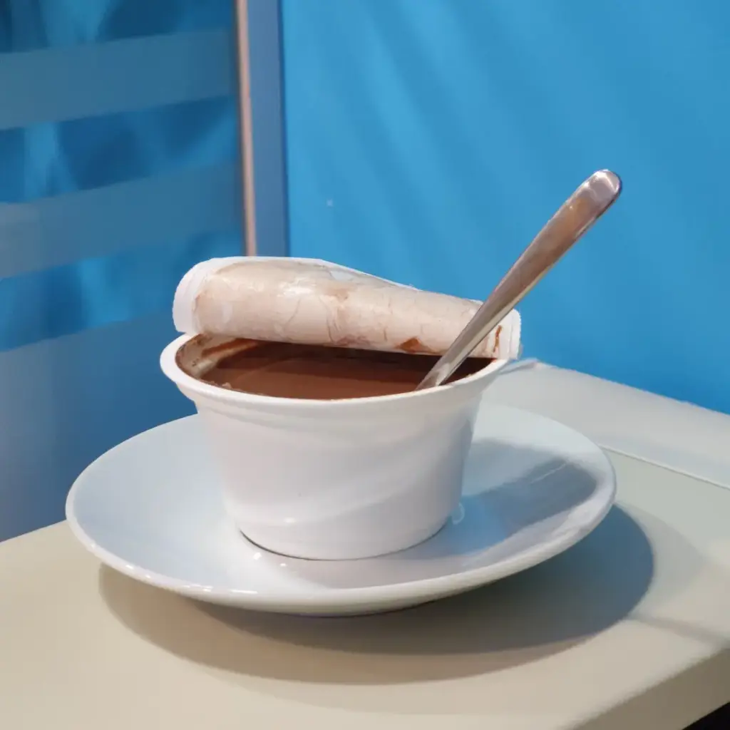 Potje proteïnepudding chocolade