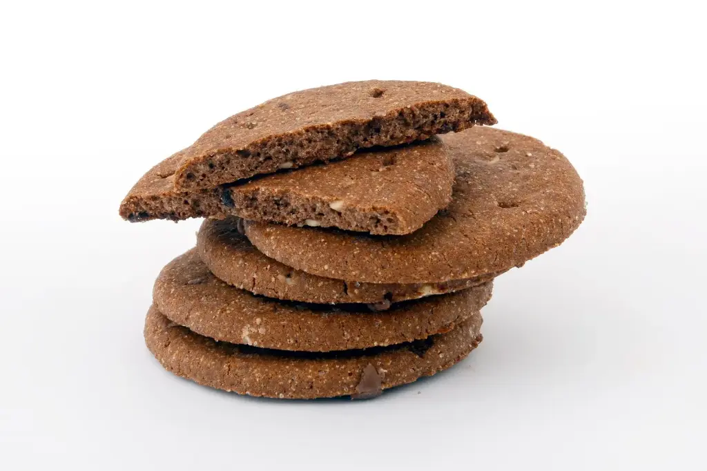 Proteïnekoekjes cacao met stukjes chocolade