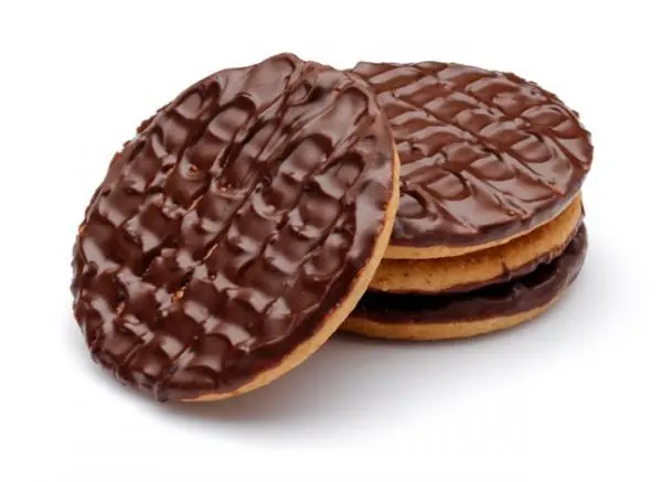 Proteïnekoekjes kokos met chocolade