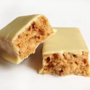 Proteïnereep low carb aardbei crunch