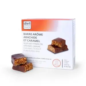 Proteïnereep low carb pinda en karamel