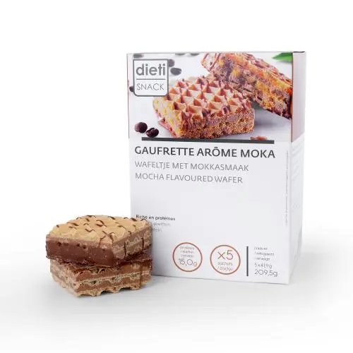 Proteïnewafel mokka koffie