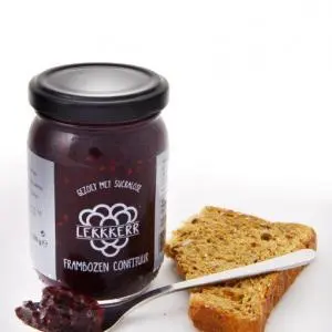 Suikerarme confituur framboos