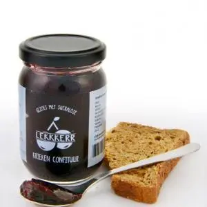 Suikerarme confituur kriek