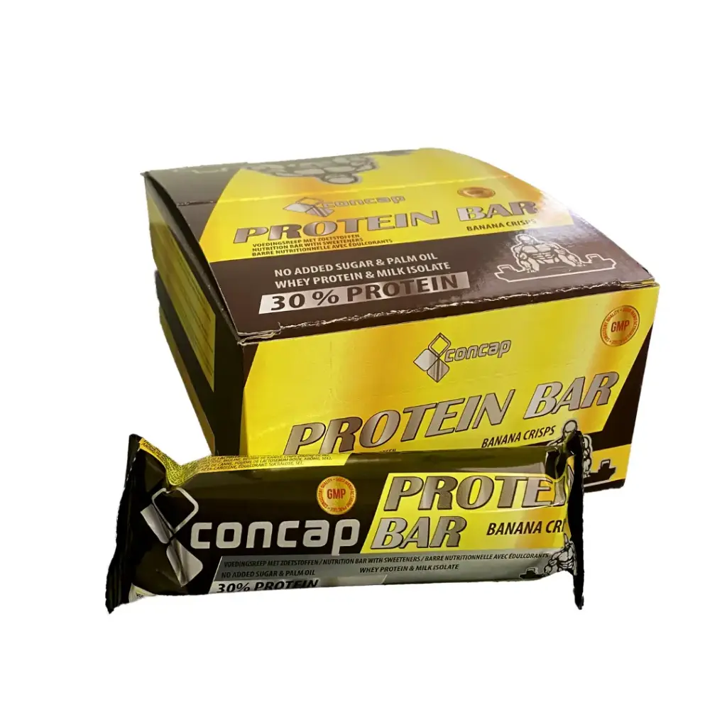 Concap protein recup bar banana crisps