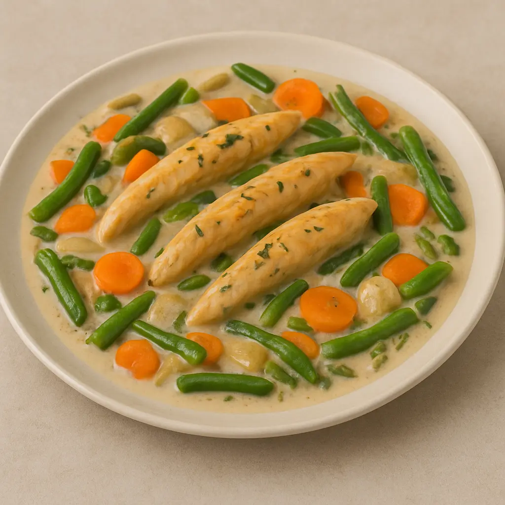 Magnetronmaaltijd Kip met dragon 280g