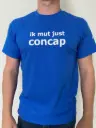 T-shirt heren"Ik mut just CONCAP"