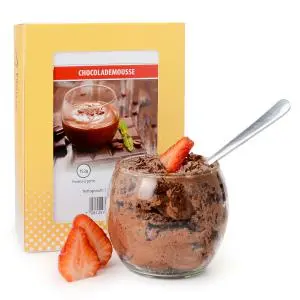 Zakje melk chocolademousse