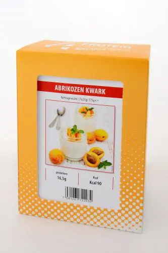 Abrikozenkwark zakje