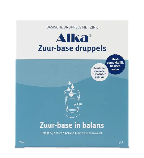 Alka druppels - Basische druppels met zink