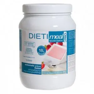 Voordeelpot proteïnepudding aardbei