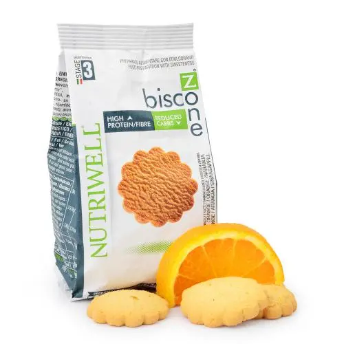 Proteïnekoekjes biscozone sinaas arancia