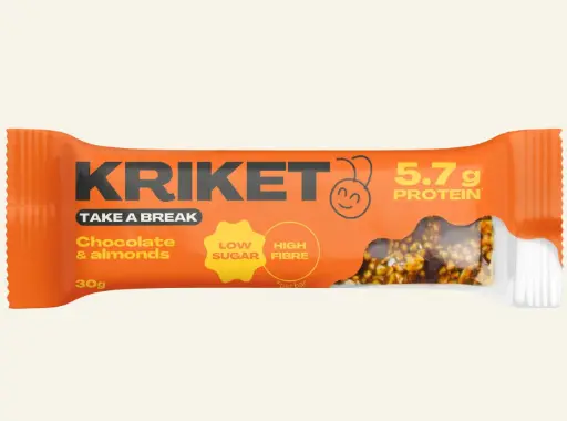 Proteïnereep muesli chocolade amandel kriket