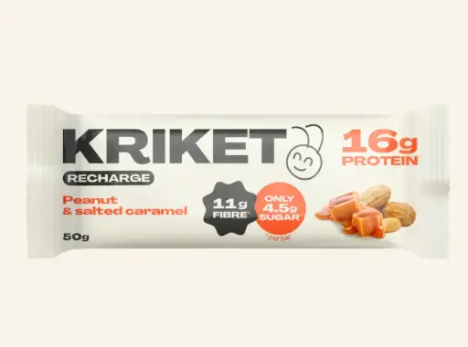Proteïnereep pinda en gezoute karamel Kriket