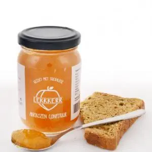 Suikerarme confituur abrikoos