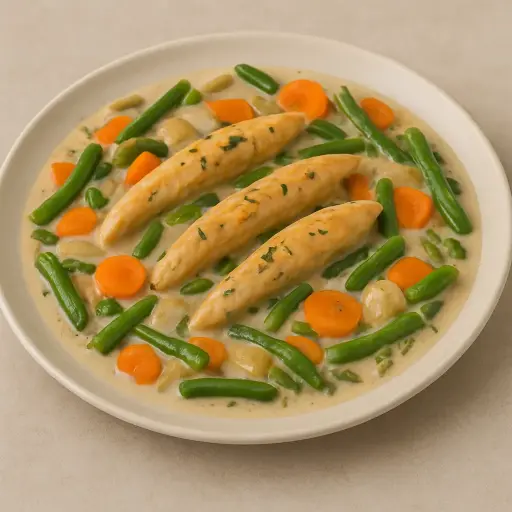 Magnetronmaaltijd Kip met dragon 280g